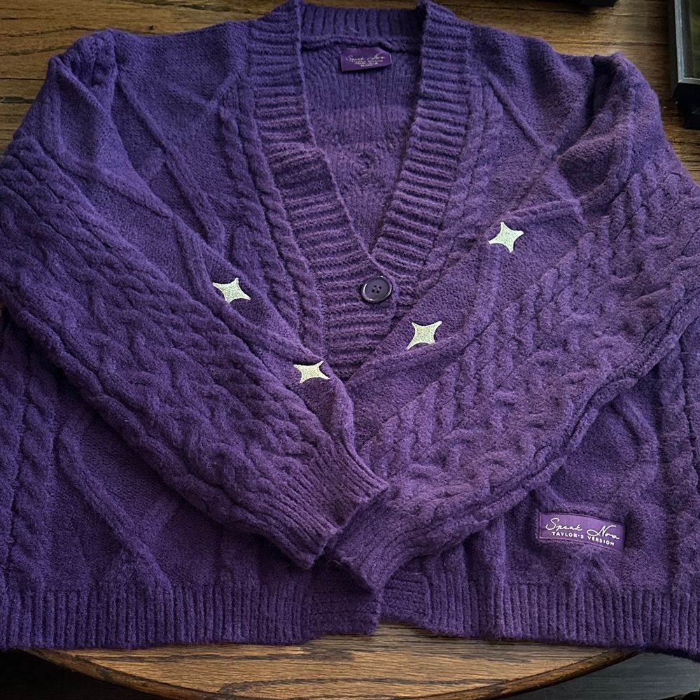 Taylor Swift Official Merch - Taylor’s Version Speak Now Cardigan XL/2XL